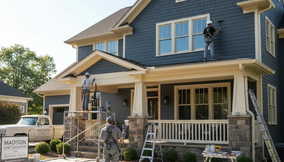 Painting contractor in Nashville, TN providing professional interior and exterior painting services